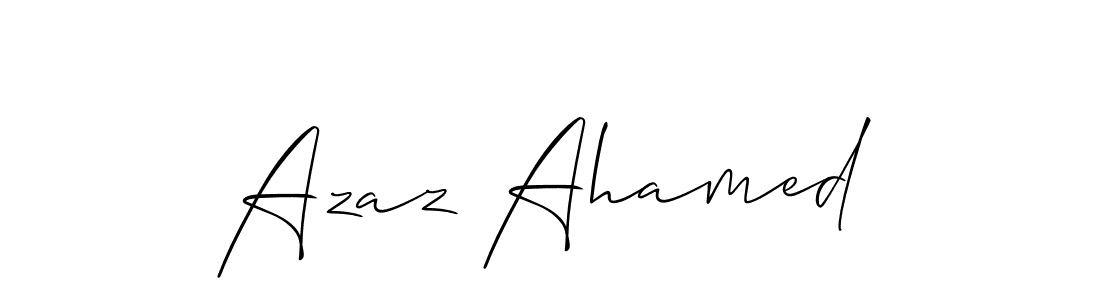 Similarly Allison_Script is the best handwritten signature design. Signature creator online .You can use it as an online autograph creator for name Azaz Ahamed. Azaz Ahamed signature style 2 images and pictures png