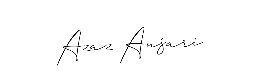 Best and Professional Signature Style for Azaz Ansari. Allison_Script Best Signature Style Collection. Azaz Ansari signature style 2 images and pictures png