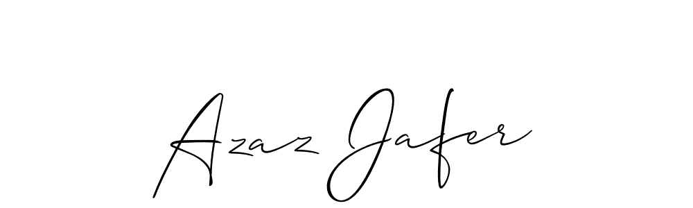 Azaz Jafer stylish signature style. Best Handwritten Sign (Allison_Script) for my name. Handwritten Signature Collection Ideas for my name Azaz Jafer. Azaz Jafer signature style 2 images and pictures png