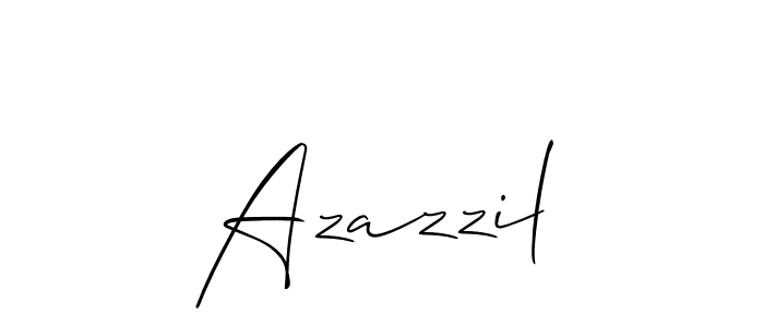 You should practise on your own different ways (Allison_Script) to write your name (Azazzil) in signature. don't let someone else do it for you. Azazzil signature style 2 images and pictures png