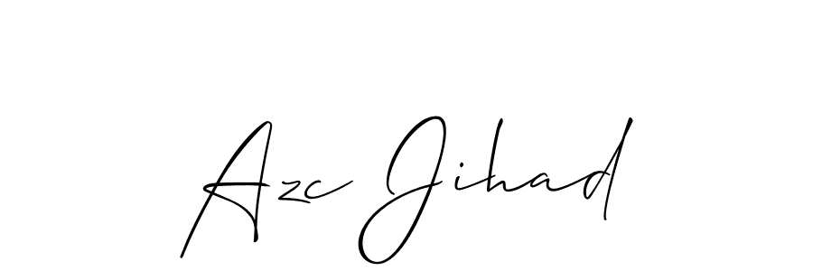Here are the top 10 professional signature styles for the name Azc Jihad. These are the best autograph styles you can use for your name. Azc Jihad signature style 2 images and pictures png