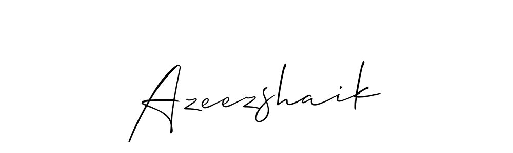 Azeezshaik stylish signature style. Best Handwritten Sign (Allison_Script) for my name. Handwritten Signature Collection Ideas for my name Azeezshaik. Azeezshaik signature style 2 images and pictures png