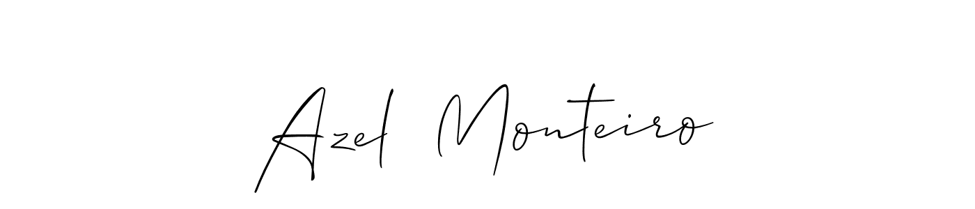 Also we have Azel  Monteiro name is the best signature style. Create professional handwritten signature collection using Allison_Script autograph style. Azel  Monteiro signature style 2 images and pictures png