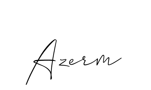 How to Draw Azerm signature style? Allison_Script is a latest design signature styles for name Azerm. Azerm signature style 2 images and pictures png