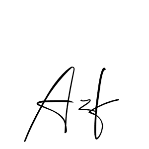 Similarly Allison_Script is the best handwritten signature design. Signature creator online .You can use it as an online autograph creator for name Azf. Azf signature style 2 images and pictures png