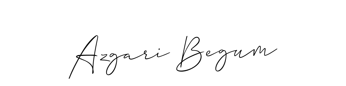 Azgari Begum stylish signature style. Best Handwritten Sign (Allison_Script) for my name. Handwritten Signature Collection Ideas for my name Azgari Begum. Azgari Begum signature style 2 images and pictures png