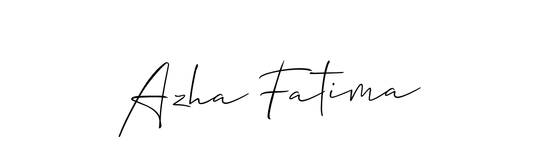 How to Draw Azha Fatima signature style? Allison_Script is a latest design signature styles for name Azha Fatima. Azha Fatima signature style 2 images and pictures png