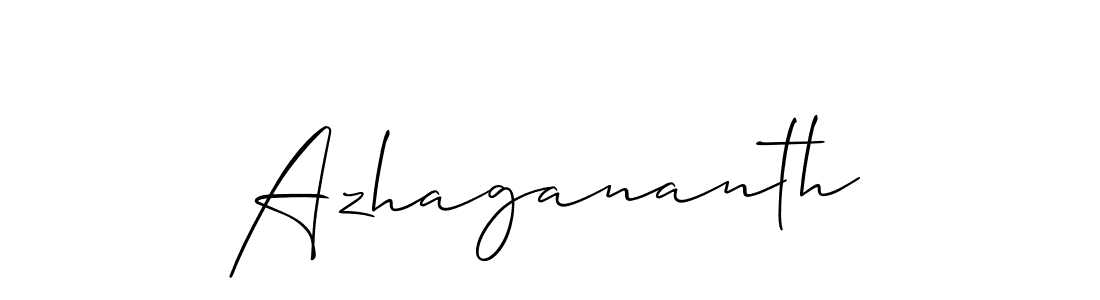 You should practise on your own different ways (Allison_Script) to write your name (Azhagananth) in signature. don't let someone else do it for you. Azhagananth signature style 2 images and pictures png
