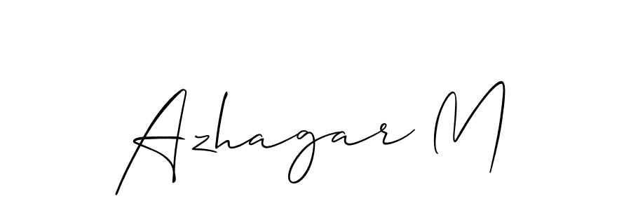 Here are the top 10 professional signature styles for the name Azhagar M. These are the best autograph styles you can use for your name. Azhagar M signature style 2 images and pictures png