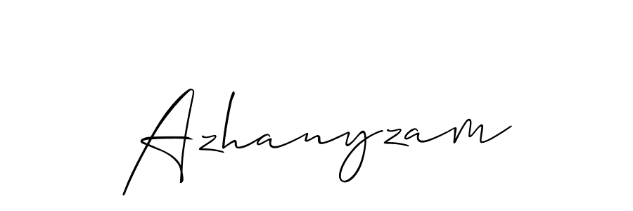 Check out images of Autograph of Azhanyzam name. Actor Azhanyzam Signature Style. Allison_Script is a professional sign style online. Azhanyzam signature style 2 images and pictures png