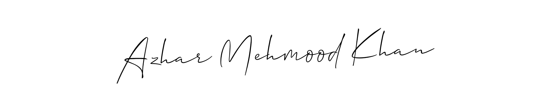 Make a beautiful signature design for name Azhar Mehmood Khan. Use this online signature maker to create a handwritten signature for free. Azhar Mehmood Khan signature style 2 images and pictures png