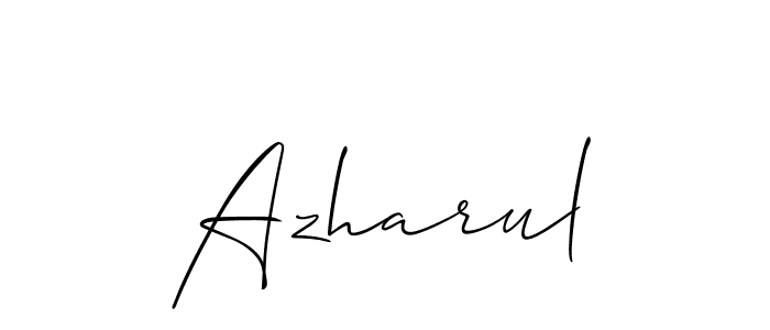 Also You can easily find your signature by using the search form. We will create Azharul name handwritten signature images for you free of cost using Allison_Script sign style. Azharul signature style 2 images and pictures png