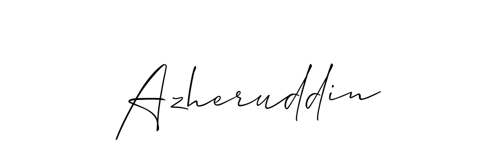 How to make Azheruddin name signature. Use Allison_Script style for creating short signs online. This is the latest handwritten sign. Azheruddin signature style 2 images and pictures png