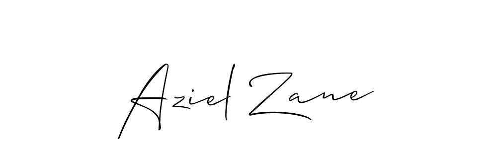 Once you've used our free online signature maker to create your best signature Allison_Script style, it's time to enjoy all of the benefits that Aziel Zane name signing documents. Aziel Zane signature style 2 images and pictures png