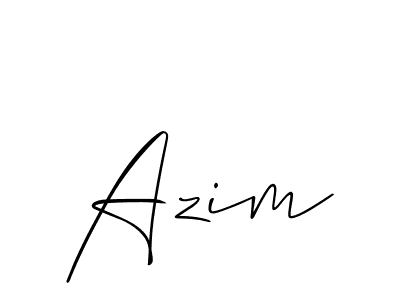 Make a beautiful signature design for name Azim. Use this online signature maker to create a handwritten signature for free. Azim signature style 2 images and pictures png