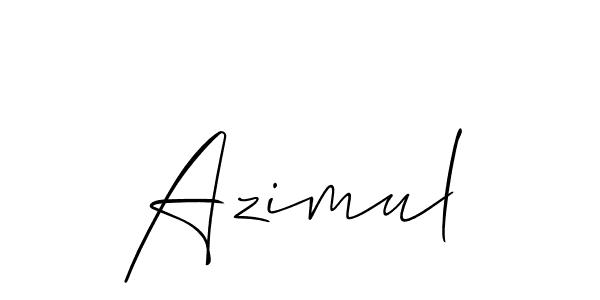 Allison_Script is a professional signature style that is perfect for those who want to add a touch of class to their signature. It is also a great choice for those who want to make their signature more unique. Get Azimul name to fancy signature for free. Azimul signature style 2 images and pictures png