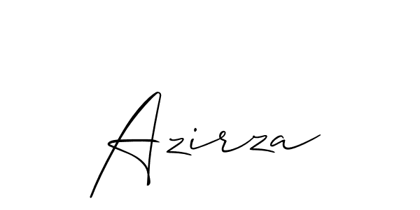 Azirza stylish signature style. Best Handwritten Sign (Allison_Script) for my name. Handwritten Signature Collection Ideas for my name Azirza. Azirza signature style 2 images and pictures png