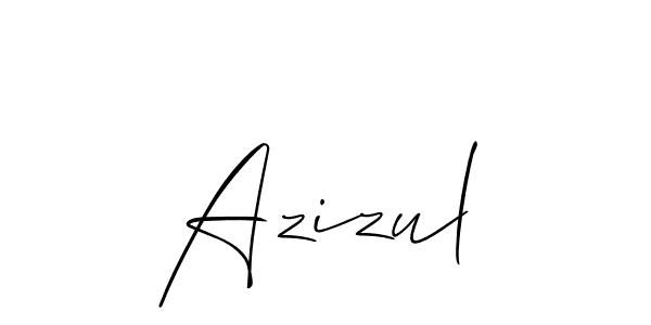 Also You can easily find your signature by using the search form. We will create Azizul name handwritten signature images for you free of cost using Allison_Script sign style. Azizul signature style 2 images and pictures png