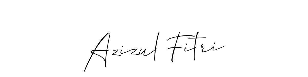 Also You can easily find your signature by using the search form. We will create Azizul Fitri name handwritten signature images for you free of cost using Allison_Script sign style. Azizul Fitri signature style 2 images and pictures png