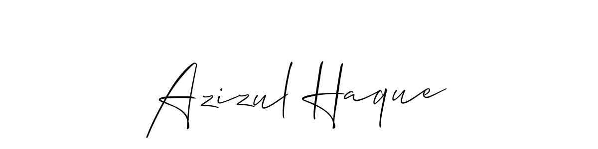 How to Draw Azizul Haque signature style? Allison_Script is a latest design signature styles for name Azizul Haque. Azizul Haque signature style 2 images and pictures png