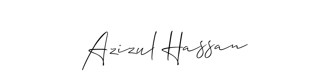 Azizul Hassan stylish signature style. Best Handwritten Sign (Allison_Script) for my name. Handwritten Signature Collection Ideas for my name Azizul Hassan. Azizul Hassan signature style 2 images and pictures png