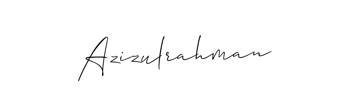 if you are searching for the best signature style for your name Azizulrahman. so please give up your signature search. here we have designed multiple signature styles  using Allison_Script. Azizulrahman signature style 2 images and pictures png