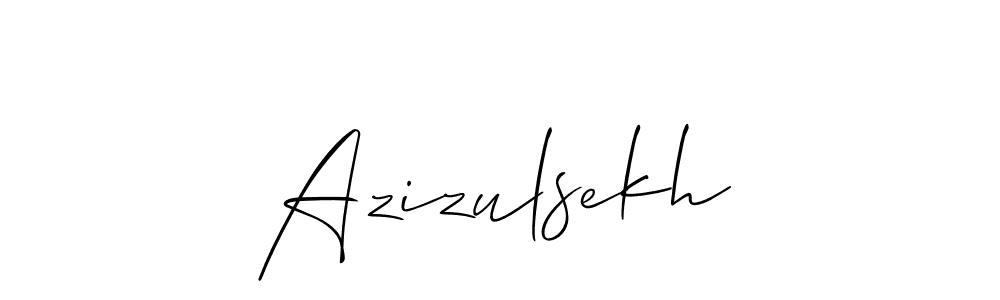 Also You can easily find your signature by using the search form. We will create Azizulsekh name handwritten signature images for you free of cost using Allison_Script sign style. Azizulsekh signature style 2 images and pictures png