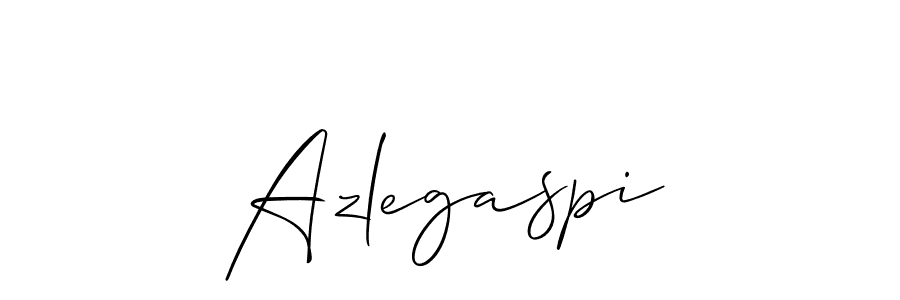 Also You can easily find your signature by using the search form. We will create Azlegaspi name handwritten signature images for you free of cost using Allison_Script sign style. Azlegaspi signature style 2 images and pictures png