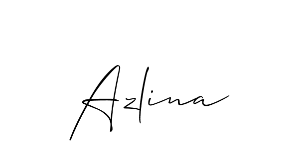 How to Draw Azlina signature style? Allison_Script is a latest design signature styles for name Azlina. Azlina signature style 2 images and pictures png