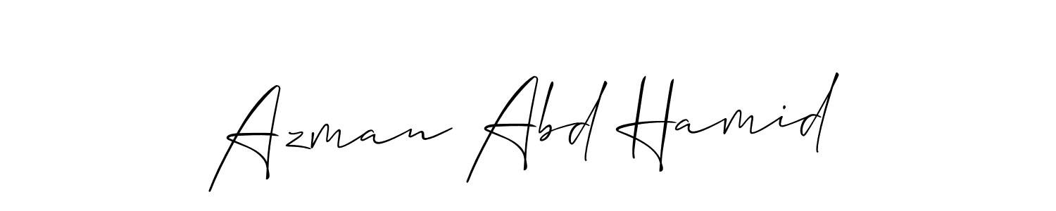 Make a beautiful signature design for name Azman Abd Hamid. Use this online signature maker to create a handwritten signature for free. Azman Abd Hamid signature style 2 images and pictures png