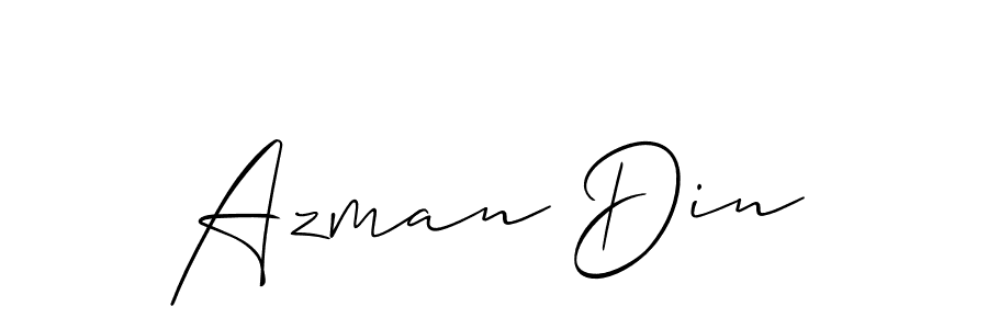 if you are searching for the best signature style for your name Azman Din. so please give up your signature search. here we have designed multiple signature styles  using Allison_Script. Azman Din signature style 2 images and pictures png