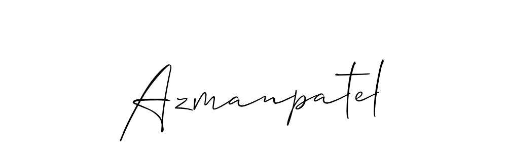 Azmanpatel stylish signature style. Best Handwritten Sign (Allison_Script) for my name. Handwritten Signature Collection Ideas for my name Azmanpatel. Azmanpatel signature style 2 images and pictures png