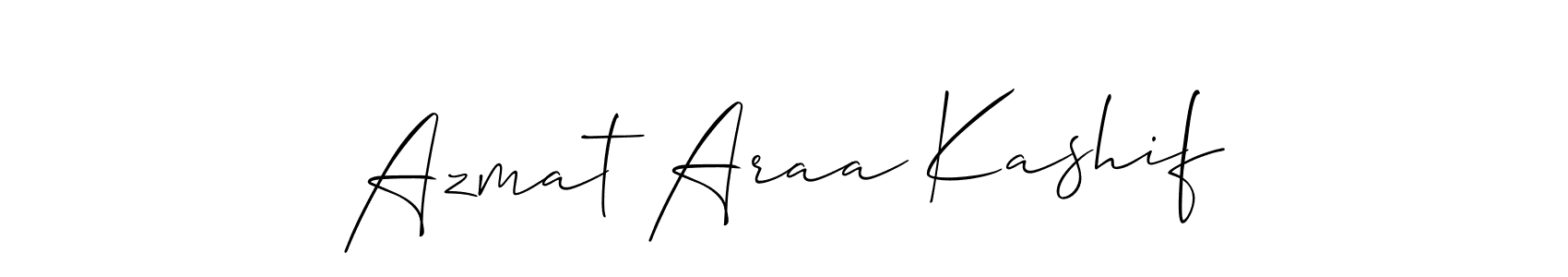 See photos of Azmat Araa Kashif official signature by Spectra . Check more albums & portfolios. Read reviews & check more about Allison_Script font. Azmat Araa Kashif signature style 2 images and pictures png