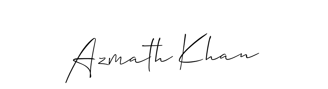 Make a beautiful signature design for name Azmath Khan. Use this online signature maker to create a handwritten signature for free. Azmath Khan signature style 2 images and pictures png