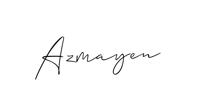 Once you've used our free online signature maker to create your best signature Allison_Script style, it's time to enjoy all of the benefits that Azmayen name signing documents. Azmayen signature style 2 images and pictures png