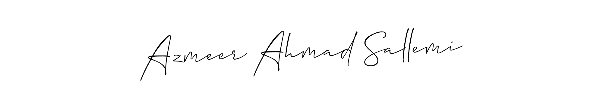 Once you've used our free online signature maker to create your best signature Allison_Script style, it's time to enjoy all of the benefits that Azmeer Ahmad Sallemi name signing documents. Azmeer Ahmad Sallemi signature style 2 images and pictures png