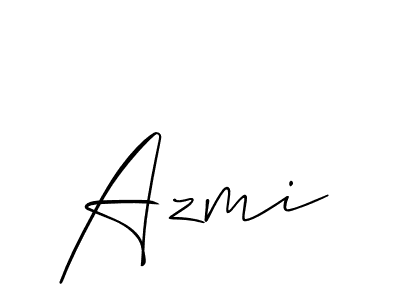 How to Draw Azmi signature style? Allison_Script is a latest design signature styles for name Azmi. Azmi signature style 2 images and pictures png