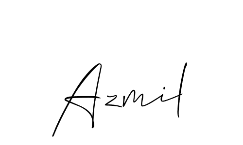 Azmil stylish signature style. Best Handwritten Sign (Allison_Script) for my name. Handwritten Signature Collection Ideas for my name Azmil. Azmil signature style 2 images and pictures png