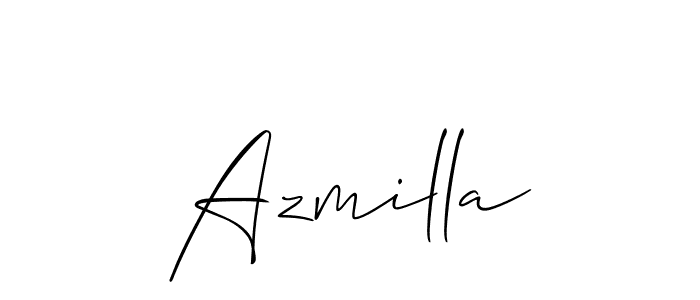 if you are searching for the best signature style for your name Azmilla. so please give up your signature search. here we have designed multiple signature styles  using Allison_Script. Azmilla signature style 2 images and pictures png