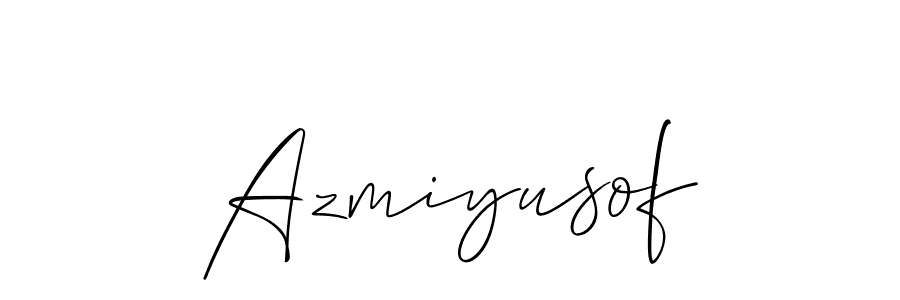 You should practise on your own different ways (Allison_Script) to write your name (Azmiyusof) in signature. don't let someone else do it for you. Azmiyusof signature style 2 images and pictures png