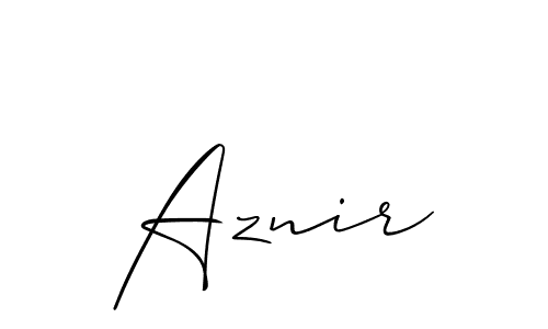 Aznir stylish signature style. Best Handwritten Sign (Allison_Script) for my name. Handwritten Signature Collection Ideas for my name Aznir. Aznir signature style 2 images and pictures png