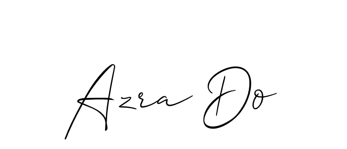 Best and Professional Signature Style for Azra Do. Allison_Script Best Signature Style Collection. Azra Do signature style 2 images and pictures png