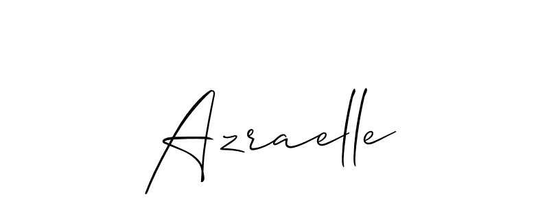 Also we have Azraelle name is the best signature style. Create professional handwritten signature collection using Allison_Script autograph style. Azraelle signature style 2 images and pictures png