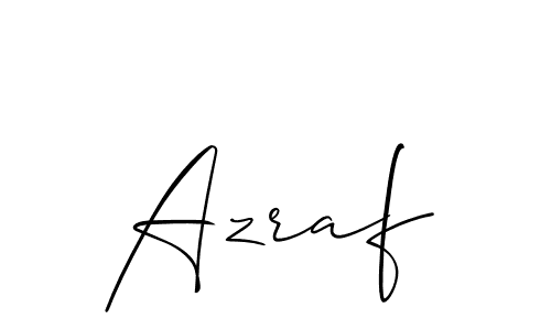 How to Draw Azraf signature style? Allison_Script is a latest design signature styles for name Azraf. Azraf signature style 2 images and pictures png