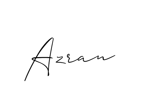 Similarly Allison_Script is the best handwritten signature design. Signature creator online .You can use it as an online autograph creator for name Azran. Azran signature style 2 images and pictures png