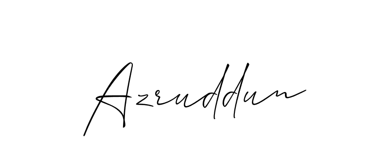 if you are searching for the best signature style for your name Azruddun. so please give up your signature search. here we have designed multiple signature styles  using Allison_Script. Azruddun signature style 2 images and pictures png