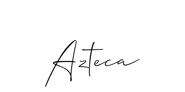 How to make Azteca name signature. Use Allison_Script style for creating short signs online. This is the latest handwritten sign. Azteca signature style 2 images and pictures png