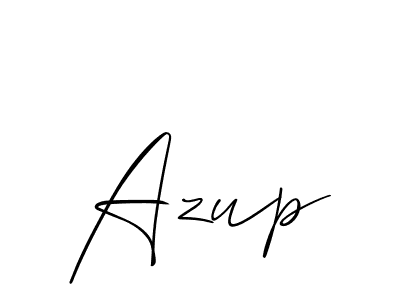 Azup stylish signature style. Best Handwritten Sign (Allison_Script) for my name. Handwritten Signature Collection Ideas for my name Azup. Azup signature style 2 images and pictures png