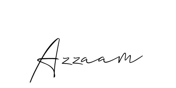 Allison_Script is a professional signature style that is perfect for those who want to add a touch of class to their signature. It is also a great choice for those who want to make their signature more unique. Get Azzaam name to fancy signature for free. Azzaam signature style 2 images and pictures png