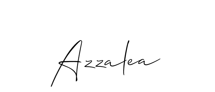 if you are searching for the best signature style for your name Azzalea. so please give up your signature search. here we have designed multiple signature styles  using Allison_Script. Azzalea signature style 2 images and pictures png